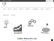 Tablet Screenshot of calibrewebsol.com
